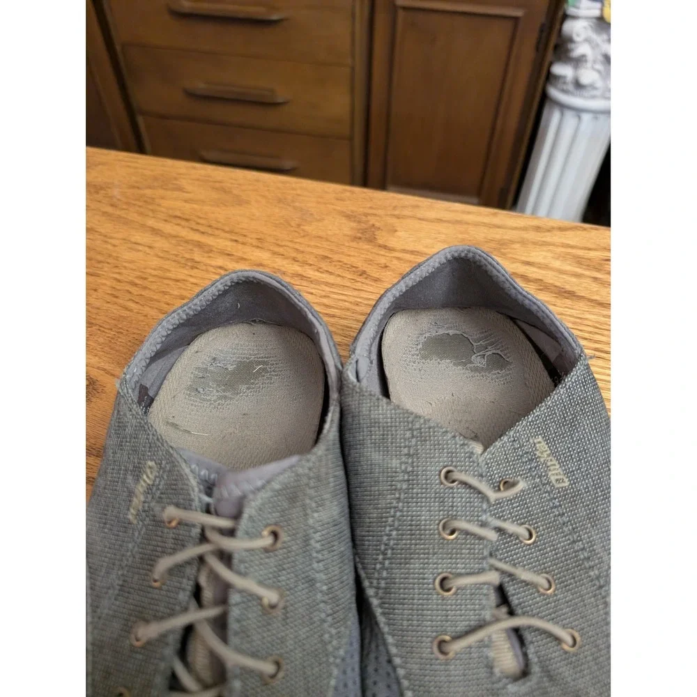 Olukai Nohea Mesh Grey Slip On Sneakers Mens 9.5‎ Drop In Heel Casual Shoes
